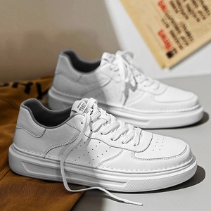 Chaussures pour hommes Printemps 2026 : Nouvelles baskets blanches respirantes, légères et à semelles souples, style sport et décontracté - Product Image 1