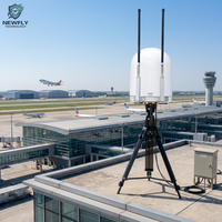 Système de défense anti-drone fixe, portée de 10 km, dispositif d'identification de drone à bande complète avec surveillance vidéo FPV et balayage