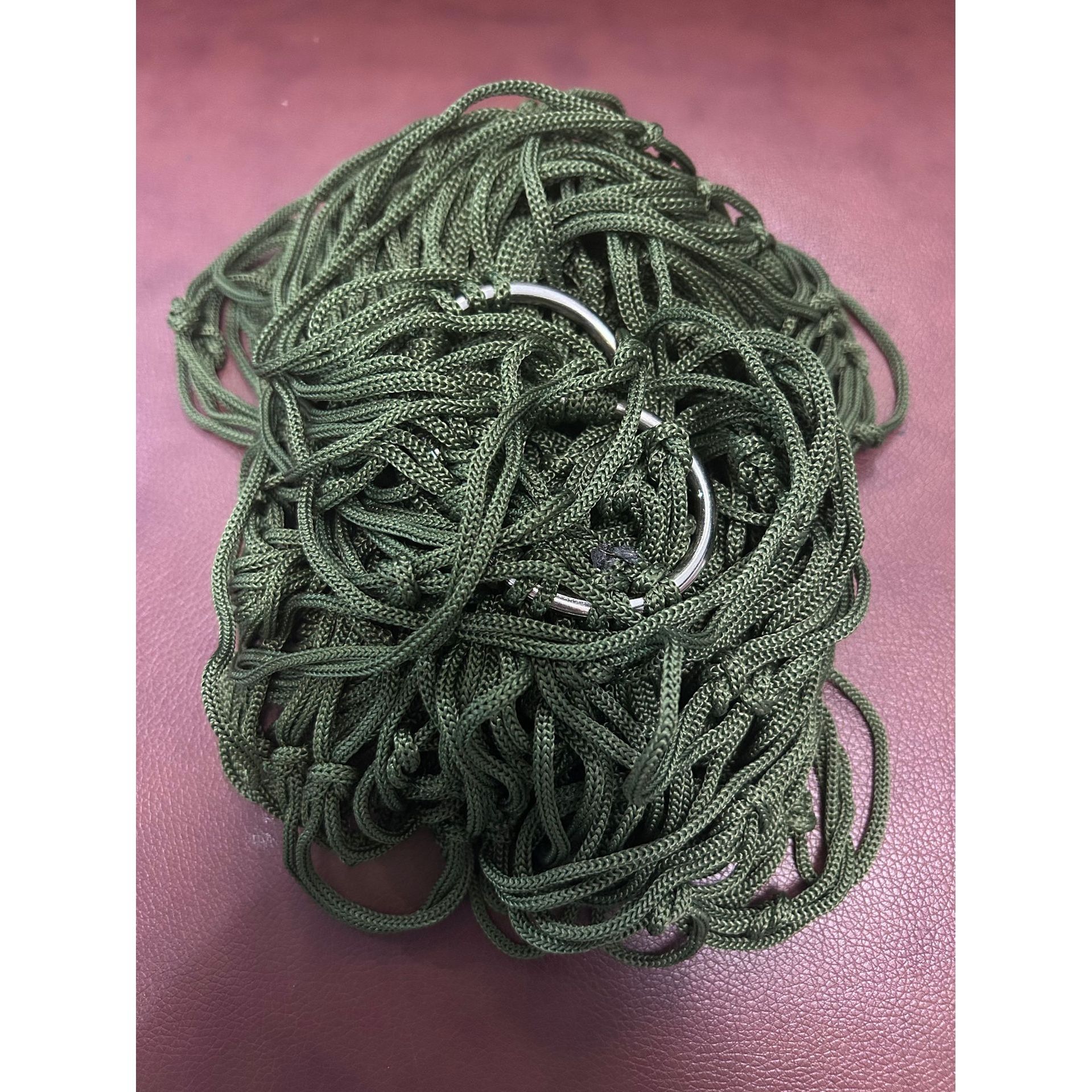 Sac à cordon vert militaire épais