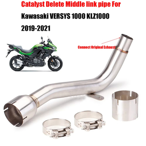 Tuyau de raccordement intermédiaire du silencieux d'échappement pour <span class=keywords><strong>Kawasaki</strong></span> Versys <span class=keywords><strong>1000</strong></span> <span class=keywords><strong>SE</strong></span> KLZ1000 Versys1000 2019 2020 2021 - Product Image 3