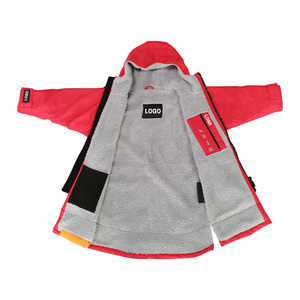 <span class=keywords><strong>Bata</strong></span> de Cambio para Niños con Capucha, <span class=keywords><strong>Impermeable</strong></span>, de Nailon Liso, con Logotipo Personalizado, para Surf y Natación, con Características de Secado Rápido y Mantenimiento del Calor - Product Image 5