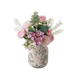 CallaFloral Ramo de Rosas Artificiales de Tela Plástica Tejida para Decoración de Bodas y Hogar CF01490A - Product Image 5
