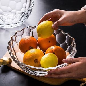 <span class=keywords><strong>Bol</strong></span> à salade en verre transparent Hxglass, finition craquelée, grande capacité, utilisation pour les fêtes, design minimaliste, écologique, passe au lave-vaisselle - Product Image 4
