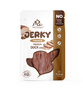 Snacks de Pechuga de Pato para Perros OEM - Alto en Proteínas, Sin Granos, Sin Colorantes/Sabores Artificiales, Tiras Secas para la Salud Digestiva - Product Image 1