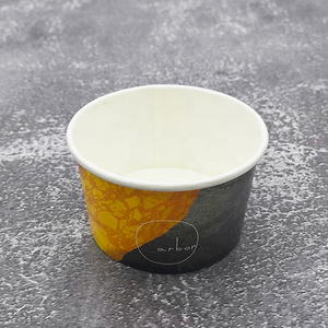Contenitori Monouso LOKYO per Dessert, Yogurt e <span class=keywords><strong>Gelato</strong></span>, Coppette di Carta per <span class=keywords><strong>Gelato</strong></span> - Product Image 4