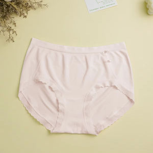 Ropa Interior Femenina al por Mayor, Bragas de Punto Sin Costuras, Antibacterianas, con Refuerzo, Cintura Media, Transpirables y Elásticas - Product Image 1