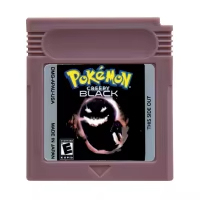 GBC trò chơi video Cartridge 16 bit trò chơi thẻ pokeoned đen trắng Đồng Cock Bạc Vàng 97 reforged Creepy Đen - Product Image 4
