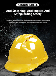 Casco de Seguridad Amarillo para Defensa Civil, Diseño para Proteger la Cabeza de Lesiones, Venta al Por Mayor Directa de Fábrica - Product Image 4