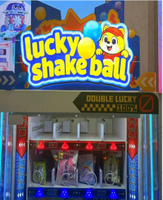 Distributeur automatique de balles surprise, machine de jeu à monnayeur, machine de jeu à secouer les balles pour gagner des prix, jeux pour enfants, jeux d'intérieur