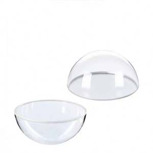 Vidrio óptico de tamaño personalizado BK7 K9 Diámetro 25 mm Espesor 1mm Lente de cúpula esférica para protección de cámara digital - Product Image 2