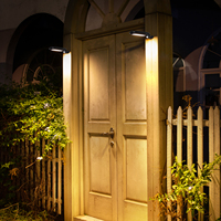 Lampe solaire à détecteur de mouvement PIR LED pour extérieur, étanche, alimentée par l'énergie solaire, pour sécurité nocturne et urgences, à fixer au mur ou au jardin