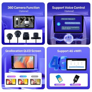 Phổ 2DIN 9 "10" Android Car đ<span class=keywords><strong>a</strong></span> phương tiện Video Player với GPS & DSP 4GB RAM 64GB ROM BT FM Đài phát thanh kỹ thuật số Bộ xử lý tín hiệu - Product Image 4