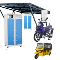 Estación de Carga Multifuncional ESINO para Intercambio de Baterías de Motocicletas Eléctricas, Gabinete de Alquiler de Baterías para E-bikes y E-scooters