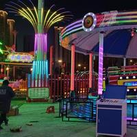 Manèges palpitants pour 20 personnes, équipement de parc d'attractions Crazy Disco Wheel, Disco Tagada