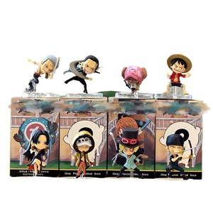 Figurine <span class=keywords><strong>Anime</strong></span> PVC Boîte Mystère 8 Pièces Mini Poses Dynamiques de Combat Luffy Zoro Japon Distributeur Automatique Magasin de Détail Vente en Gros Cadeau Étudiant - Product Image 1