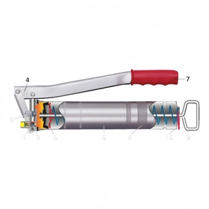 Pistola per Grasso Manuale <span class=keywords><strong>Tipo</strong></span> Asta a Pressione WURTH Tedesca, Pistola per Grasso Manuale Universale 400G - Product Image 2