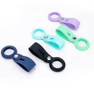 Qualidade Elastic Silicone Tracker laço protetor para AirTags Dispositivo Anti-perdido cinta longa Bagagem Tag