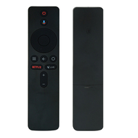 Télécommande de remplacement HUAYU MI-Ver.2 à code fixe, commande vocale, 14 boutons, 2 piles AA, matériau ABS, pour MI Box 4X 4K Android TV