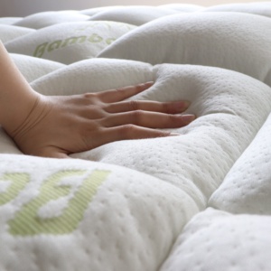 Pelindung Kasur Berbahan Kain Serat Bambu Hypoallergenic Ukuran Twin Queen untuk Perlindungan Tempat Tidur Rumah Sakit - Product Image 2