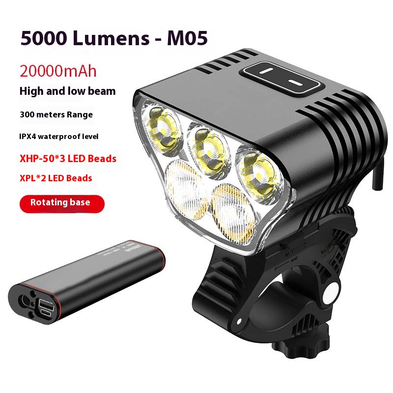 5000 lumen lamp head 20000 ma power pack