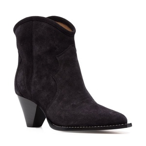 À la mode à talons dames noir daim Cowgirl concepteur Logo personnalisé Snip Toe Western Cowboy bottes pour femmes <span class=keywords><strong>2023</strong></span> - Product Image 5