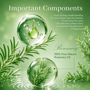 Huile Essentielle de Romarin Pressée à Froid Qualité Thérapeutique 100% Pure & Naturelle Parfum Citron Vert 5ml pour Soins de la Peau Marque Privée - Product Image 5