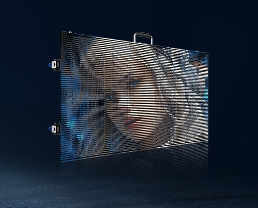 JL P2.5 Mini PCs Full-Color LED Transparent Display for Outdoor High Building Advertising SDK Function Large Screen