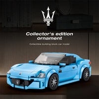 GranTurismo 1: 24 Maserati, producto autorizado a nivel mundial, juego de bloques de construcción de diseño Original, 384 Uds., modelo de coche de carreras superdeportivo
