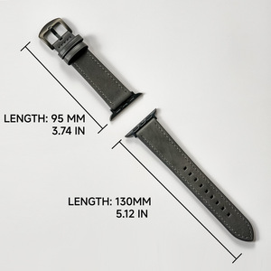 Correa de Cuero para Reloj <span class=keywords><strong>Apple</strong></span> <span class=keywords><strong>Watch</strong></span>, Correa para Smartwatch IWatch 10 9 8 7 6 Ultra 38 42 46 44 49mm - Product Image 3