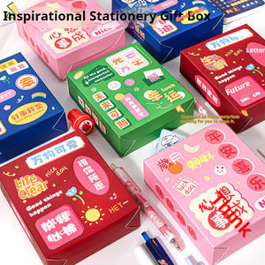 Vente en gros de boîte aveugle de papeterie pour enfants Boîte cadeau en papier thermoscellée pour la rentrée scolaire - Product Image 4