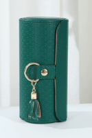 Échantillon Gratuit - Étui de Voyage Multicouche en Cuir PU avec Logo Personnalisé et Bouton Pression pour Bijoux, Idéal pour Marques de Bijoux et Rangement de Cadeaux