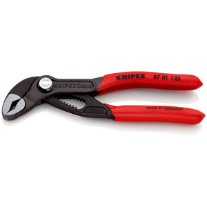 คีมปั๊มน้ำ KNIPEX 87 01 125 SB Cobra รุ่นใหม่สำหรับท่อและน็อต พร้อมเคลือบพลาสติกกันลื่น - Product Image 1