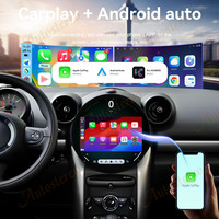 Layar HD 11.7 inci Android 14 mobil, pemutar Multimedia Radio mobil Stereo otomatis untuk BMW Mini 2011-2015