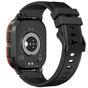 Умные часы с магнитной зарядкой, 300 мАч, звонки по Bluetooth, будильник, силиконовый ремешок, AMOLED <span class=keywords><strong>HD</strong></span> экран, водонепроницаемость IP68, мониторинг здоровья и активности для мужчин - Product Image 3