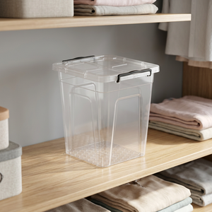 CATEEM MRF054 15L Eco-Friendly Classic Plastic Easy Clean Deep Rectangle Multifunction Food <b>Storage</b> <b>Container</b> Freshness - Product Image 3