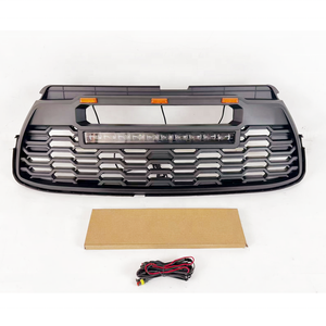 4x4 Off Road Auto Parts Parrilla delantera Parrilla de coche con LED Cromado Conjunto completo apto para Toyota <span class=keywords><strong>Lancruiser</strong></span> LC80 - Product Image 5
