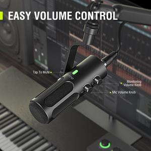 Mezclador de Audio Inalámbrico Ampli3 de 2 Entradas y 2 Salidas con Cancelación de Ruido y Alimentación Phantom de 48V para DJ en Vivo y Grabación - Product Image 6