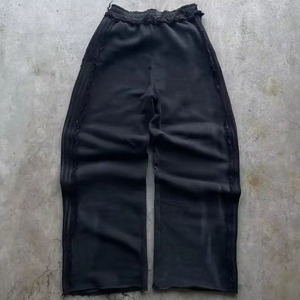 OEM Custom di alta qualità Streetwear Boxy con cappuccio e pantaloni di <span class=keywords><strong>tuta</strong></span> a gamba larga due pezzi Set di tute da uomo in cotone <span class=keywords><strong>oversize</strong></span> - Product Image 4