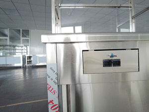 VICTORY 201 acier inoxydable mis en place un décrochage snack chariot lait thé chariot alimentaire camion teppanyaki pour autre hôtel restaurant en Thaïlande - Product Image 6