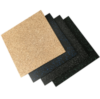 Tapis de sol en caoutchouc personnalisé pour salle de sport, aire de jeux, protection et réduction du bruit, 15 mm et 20 mm, vente en gros