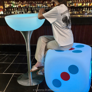 Bàn <span class=keywords><strong>Cocktail</strong></span> Có Đèn Led Nội Thất Bàn Vuông Có Đèn Led Chống Nước Tiệc Tùng Quán Bar Nội Thất Ngoài Trời Bàn Bar Có Đèn Led - Product Image 3