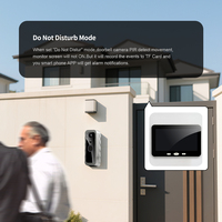 Slimme deurkijker camera video deurbel WiFi + BLE video intercom deurbel camera monitor Tuya Smart Life video deurkijker camera