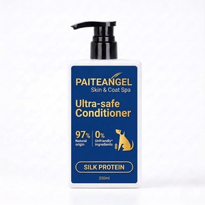 Après-shampoing en gros pour animaux de compagnie, protéine de soie 97% naturelle, réparation du pelage canin, ultra-sûr, démêlant, 350ml, OEM - Product Image 6