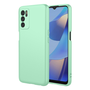 จัดส่งที่รวดเร็วซิลิโคนเหลวเคสกันกระแทกสีสันสดใสซิลิโคนฝาหลังสําหรับ OPPO A16 - Product Image 3
