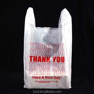 Bolsas Plásticas Tipo Camiseta De Agradecimiento Para Compras Y Ropa, De Gran Venta Y Personalizadas, Para Empaque De Alimentos En Restaurantes Y Negocios - Product Image 5