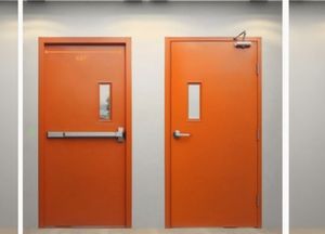 <span class=keywords><strong>Ul</strong></span> Vermeld 1-3 Uur Brandwerende Dubbele Deur Hallow Metalen Buitenkant Nooduitgang Stalen Deur Voor Hotels Nfpa 80 Normen - Product Image 5