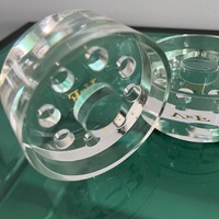 Pièces de machine de fabrication de perceuse CNC de haute précision personnalisées en usine Forme de moule à engrenage haute transparence pour l'affichage