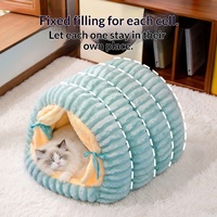 Nouvelle Villa pour Chat Semi-Enfermée de Luxe en Tissu, Lit pour Chien, Abri Toutes Saisons Offrant Sécurité, Vente en Gros Fabricant