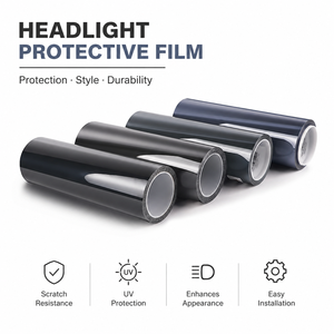 <span class=keywords><strong>Film</strong></span> de protection TPU multicolore pour phares et feux arrière, autocollant transparent auto-cicatrisant pour lampes de voiture - Product Image 1