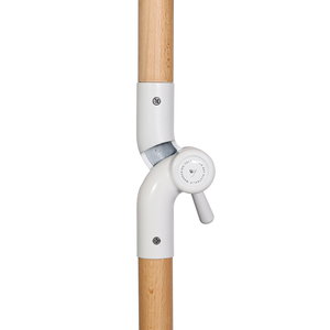 1.8M 프리미엄 휴대용 자외선 차단 방수 친환경 목재 비치 우산 플랩 파크 호텔 휴가용 접이식 경량 - Product Image 4